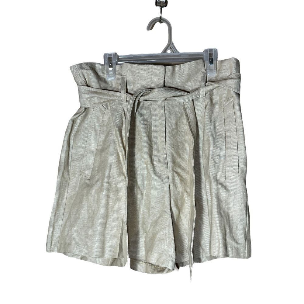 Express Midi Extreme High Rise Paper Bag Shorts Size 6